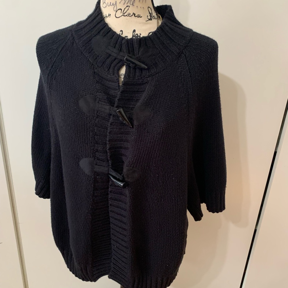 Old Navy Black Cardigan with Toggle Closure